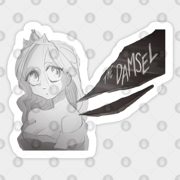 The Damsel (Slay the Princess) Sticker by hidexmian
